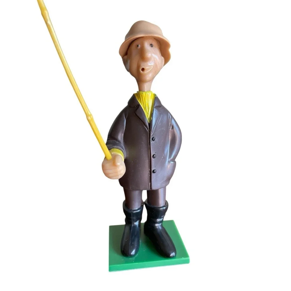 4 Wilton Cake Toppers Cowboy Man on Pier Old‎ Man Fishing Boot Baseball Player